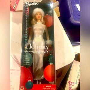 Holiday excitement Barbie